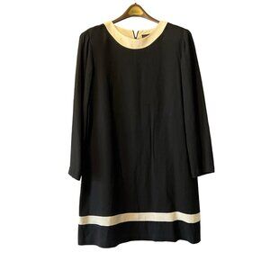 Virgo II Sheath Party Dress Size 12 Black Mobwife Zip‎ Back Formal Party Classic